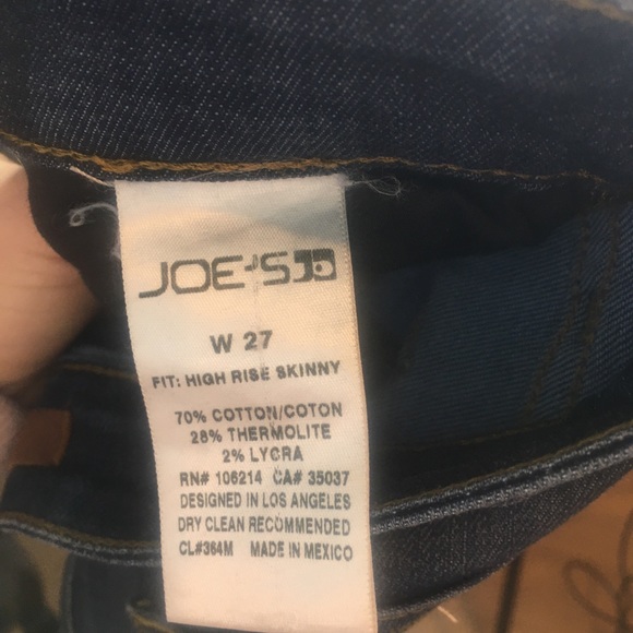 Joes Jeans High Rise Skinny w-27 - Picture 3 of 4